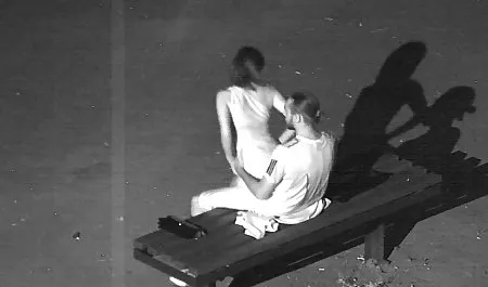 뜨거운 양성 russkiyseks 샌드위치